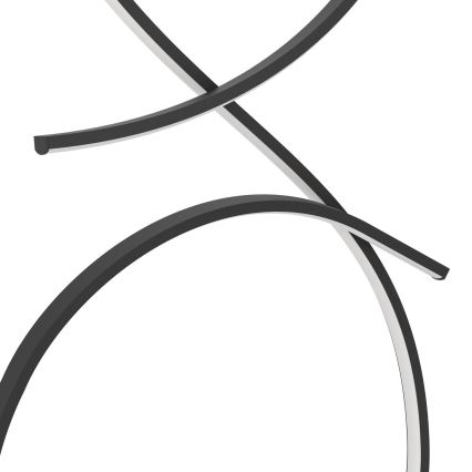 Eglo - LED Лампион LED/20W/230V 3000K черен