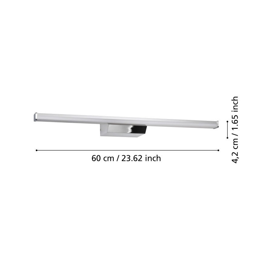 Eglo - LED RGBW Димируем баня осветление на огледало LED/12W/230V 2700-6500K IP44 матов хром