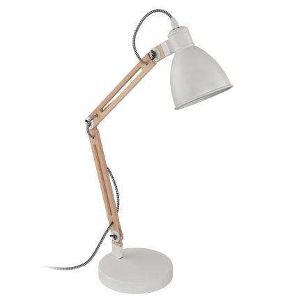 Eglo - Настолна лампа 1xE14/28W/230V бял - FSC сертифицирано