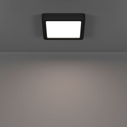 Eglo - LED таванно осветително тяло LED/7W/230V 2700/4000/6500K 15x15 см черно