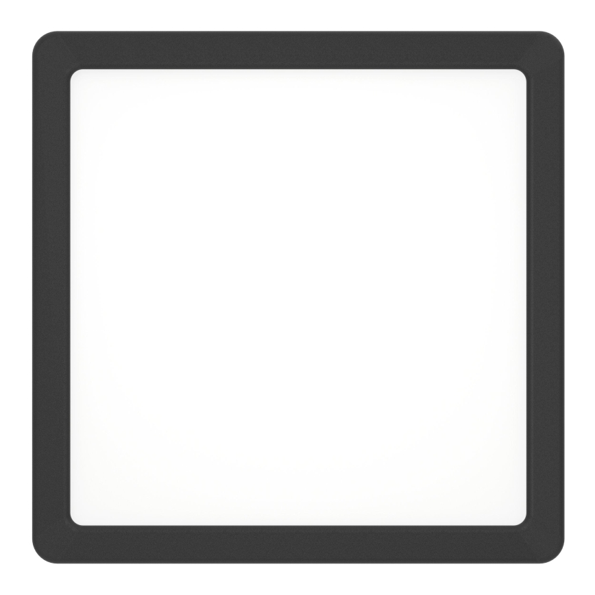 Eglo - LED таванно осветително тяло LED/10,5W/230V 2700/4000/6500K 22x22cm черно