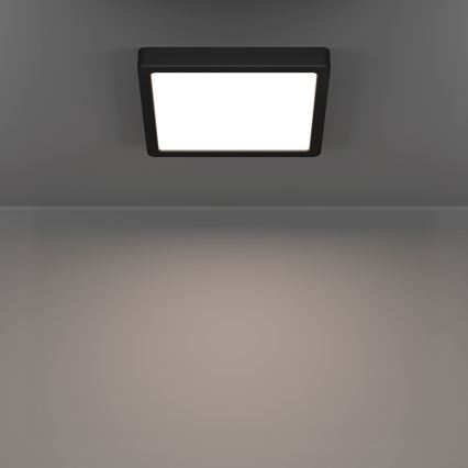 Eglo - LED таванно осветително тяло LED/10,5W/230V 2700/4000/6500K 22x22cm черно