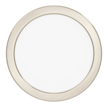 Eglo - LED таванен плафон LED/7,5W/230V 2700/4000/6500K Ø 16,6 см матов хром