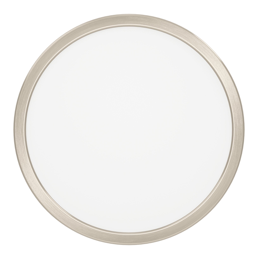 Eglo - LED таванен плафон LED/14,2W/230V 2700/4000/6500K Ø 27,8 cm матов хром