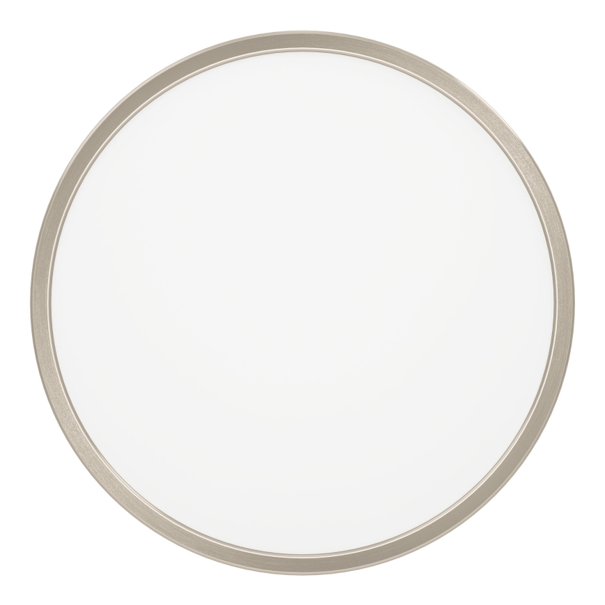 Eglo - LED таванен плафон LED/17W/230V 2700/4000/6500K Ø 38,9 cm матов хром