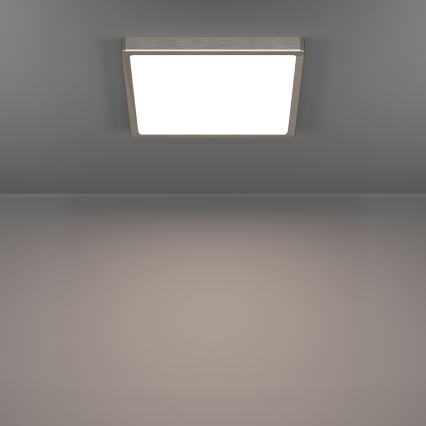 Eglo - LED таванно осветително тяло LED/13W/230V 2700/4000/6500K 29x29 см матов хром