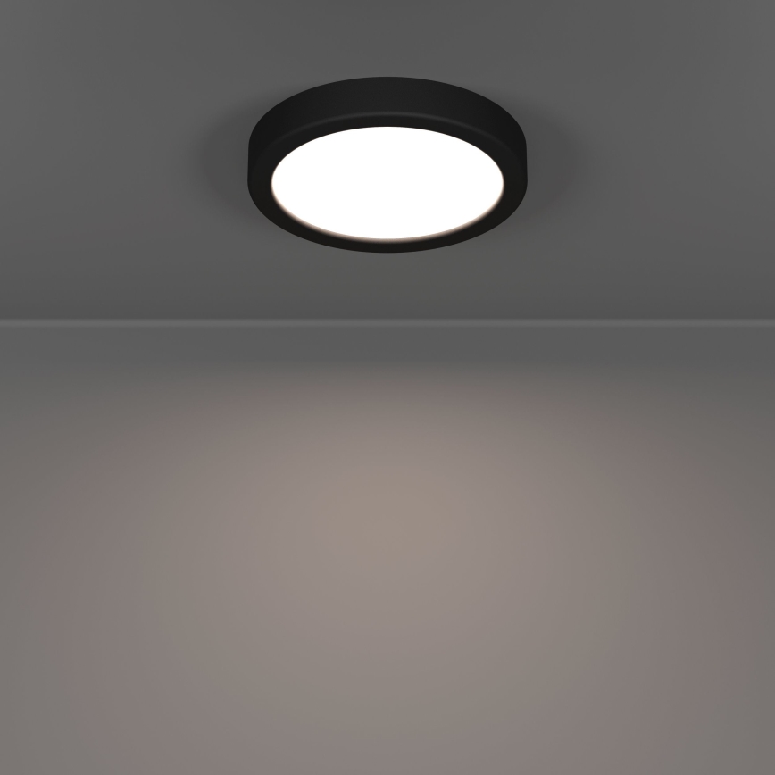 Eglo - LED таванно осветително тяло за баня LED/7,5W/230V 2700/4000/6500K Ø 16,6 см IP44 черно
