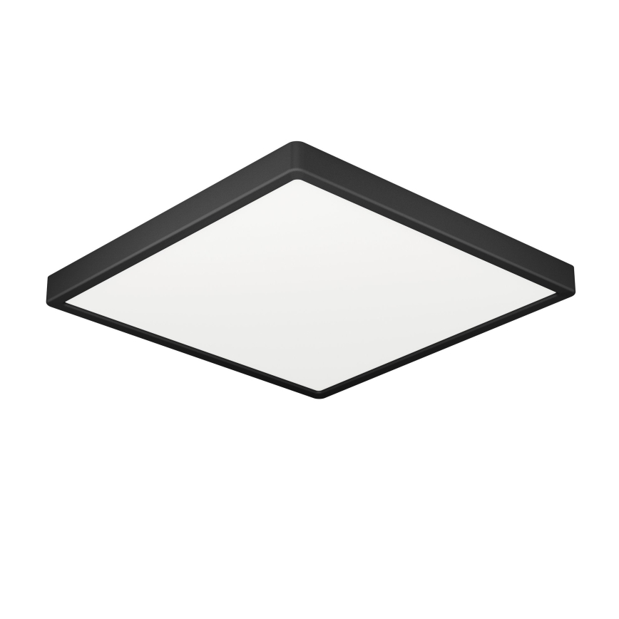Eglo - LED таванно осветително тяло за баня LED/10,5W/230V 2700/4000/6500K 22x22 cm IP44 черно