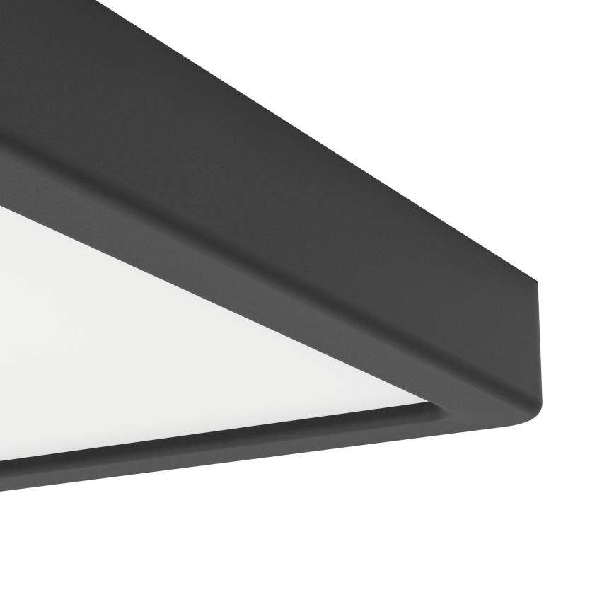 Eglo - LED таванно осветително тяло за баня LED/10,5W/230V 2700/4000/6500K 22x22 cm IP44 черно