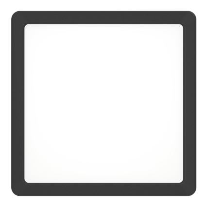 Eglo - LED таванно осветително тяло за баня LED/10,5W/230V 22x22 см IP44 черно