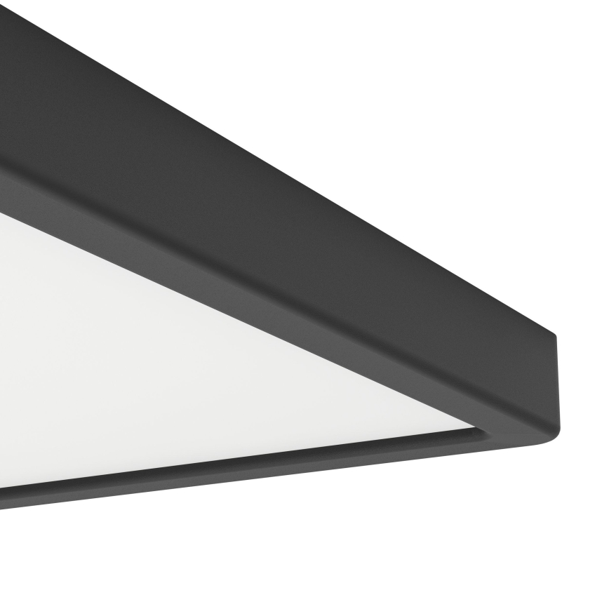 Eglo - LED таванно осветително тяло за баня LED/13W/230V 2700/4000/6500K 29x29 cm IP44 черно