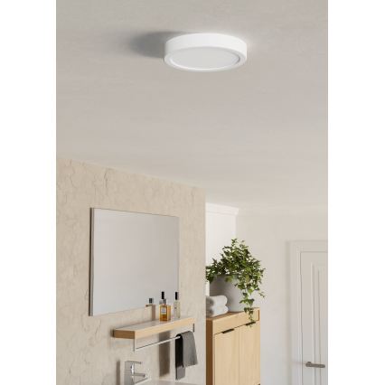 Eglo - LED таванно осветително тяло за баня LED/7,5W/230V 2700/4000/6500K Ø 16,6 cm IP44 бяло