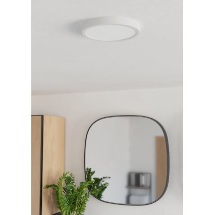 Eglo - LED таванно осветително тяло за баня LED/11,5W/230V 2700/4000/6500K диам. 21,1 см IP44 бяло
