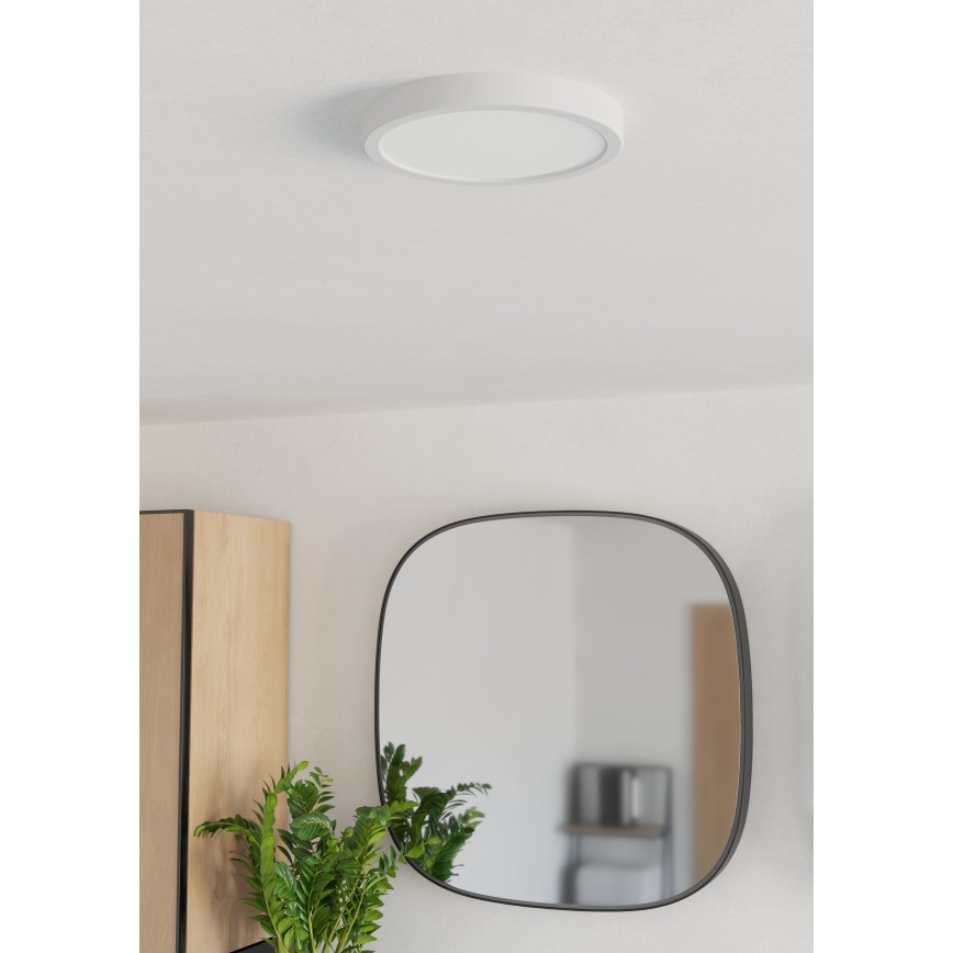 Eglo - LED таванно осветително тяло за баня LED/11,5W/230V 2700/4000/6500K диам. 21,1 см IP44 бяло