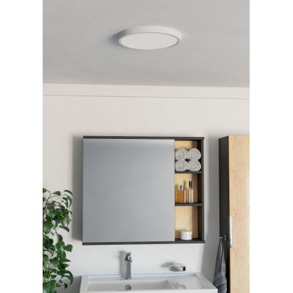 Eglo - LED таванно осветително тяло за баня LED/14,2W/230V 2700/4000/6500K pr. 27,8 cm IP44 бяло