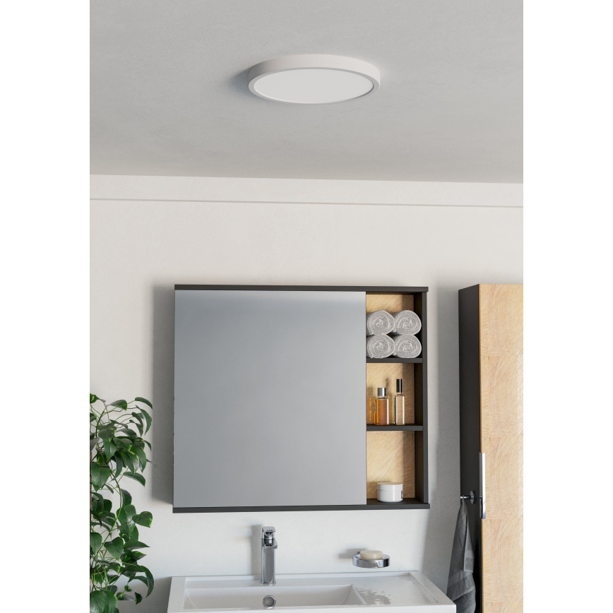 Eglo - LED таванно осветително тяло за баня LED/14,2W/230V 2700/4000/6500K pr. 27,8 cm IP44 бяло