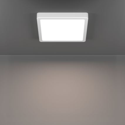 Eglo - LED таванно осветително тяло за баня LED/10,5W/230V 22x22 cm IP44 бяло