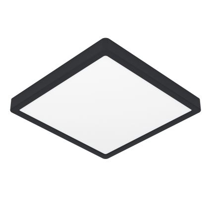 Eglo - LED RGBW димируемо таванно осветително тяло за баня LED/13,5W/230V 2700-6500K 29,5x29,5 cm IP44 черно