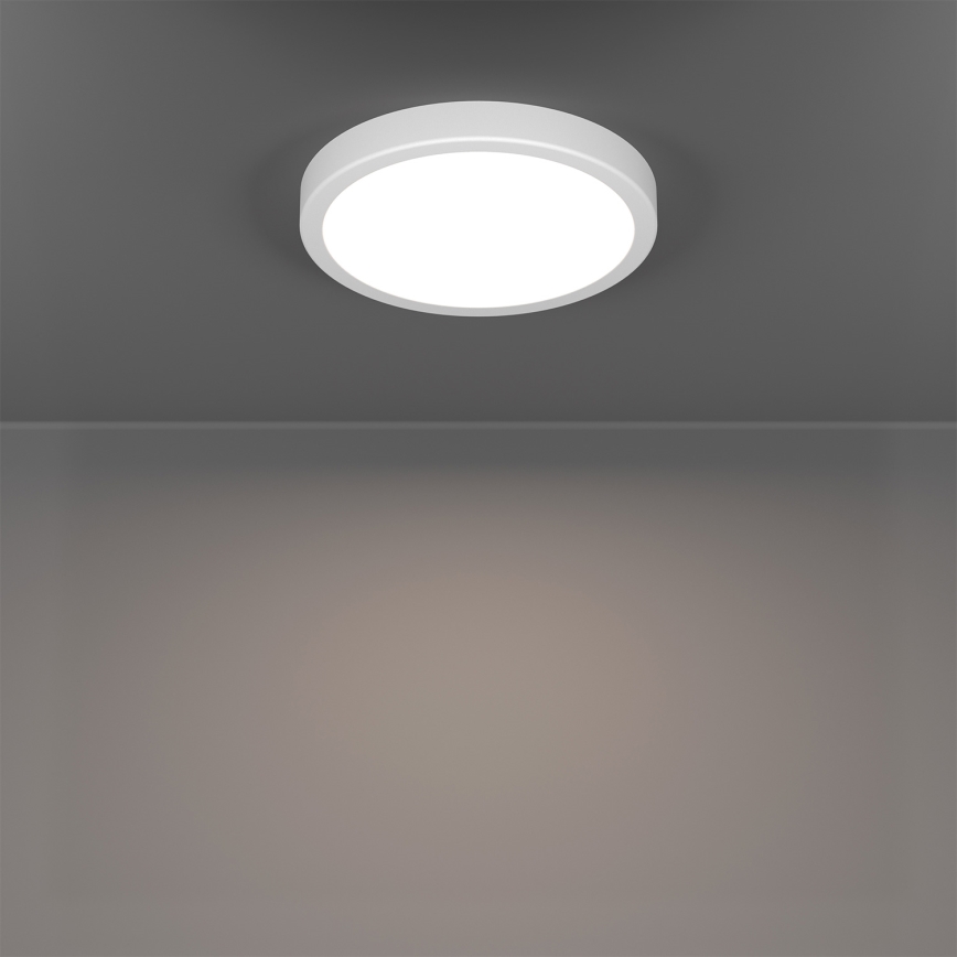 Eglo - LED RGBW димируем плафон за баня LED/11,2W/230V 2700-6500K Ø 21,1 cm IP44 бял