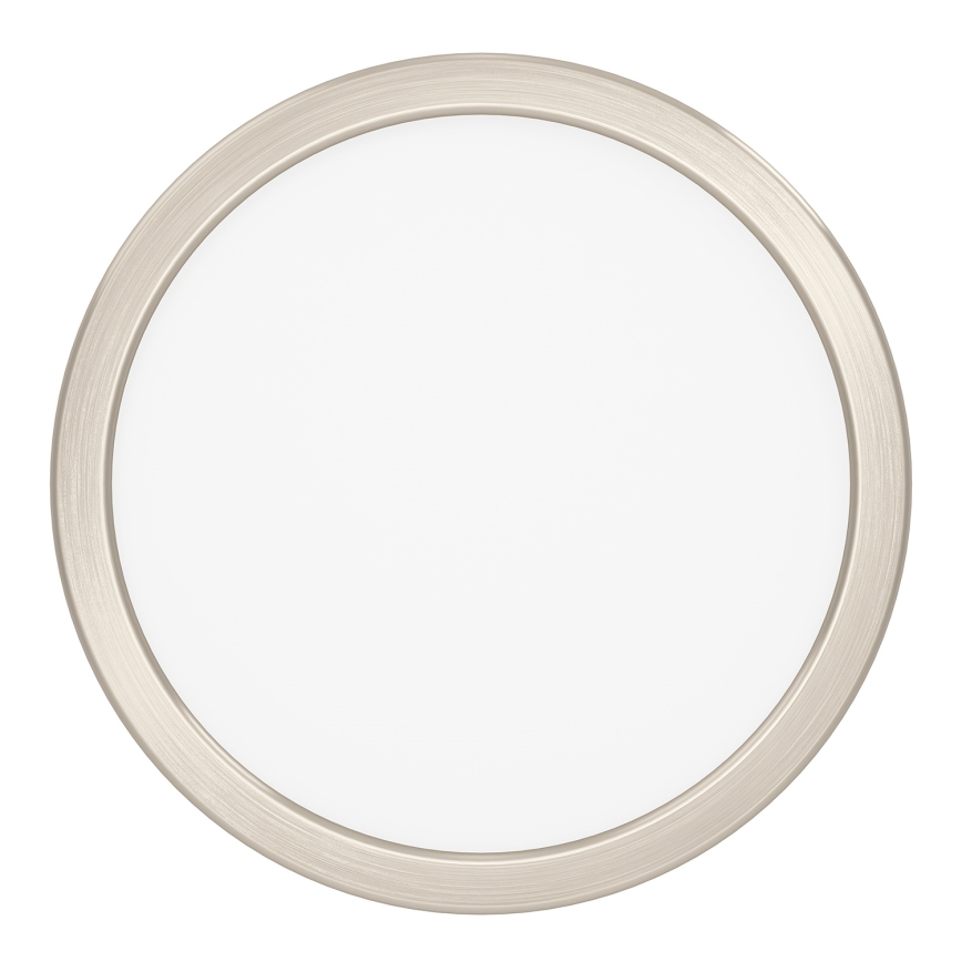 Eglo - LED RGBW димируема таванна лампа за баня LED/11,2W/230V 2700-6500K Ø 21,1 cm IP44 матов хром