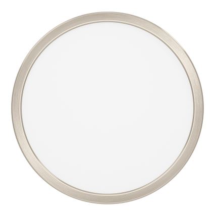 Eglo - LED RGBW димируемо таванно осветително тяло за баня LED/14,3W/230V 2700-6500K Ø 27,8 cm IP44 матов хром