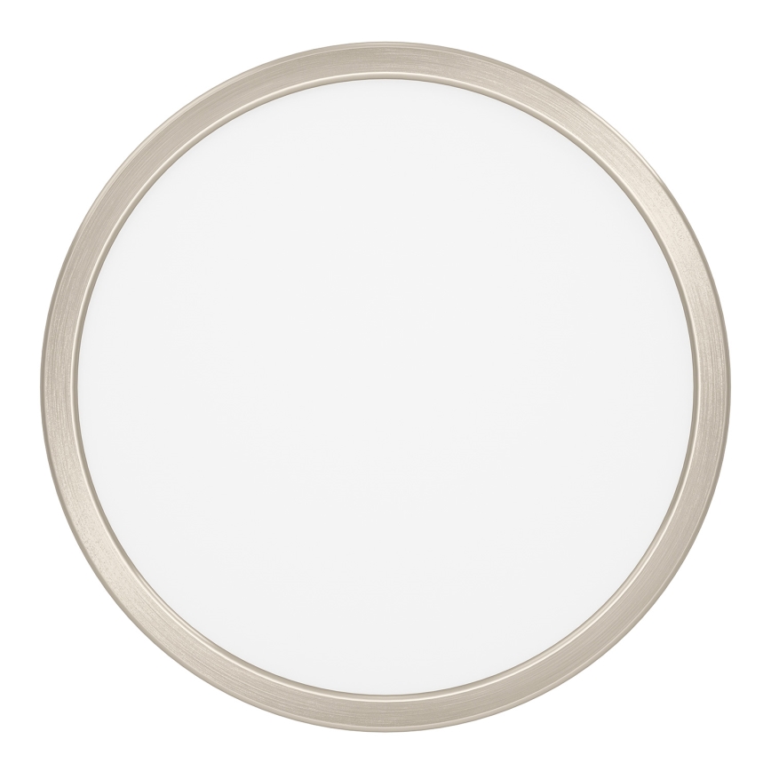 Eglo - LED RGBW димируемо таванно осветително тяло за баня LED/14,3W/230V 2700-6500K Ø 27,8 cm IP44 матов хром