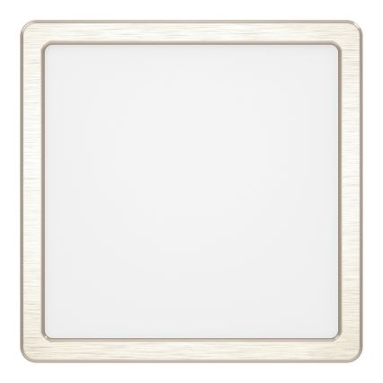 Eglo - LED RGBW димируемо таванно осветително тяло за баня LED/10,5W/230V 2700-6500K 22x22 cm IP44 матов хром