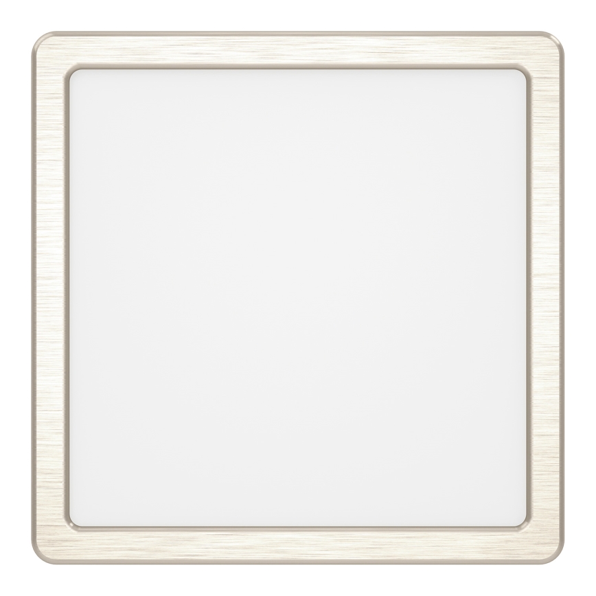 Eglo - LED RGBW димируемо таванно осветително тяло за баня LED/10,5W/230V 2700-6500K 22x22 cm IP44 матов хром