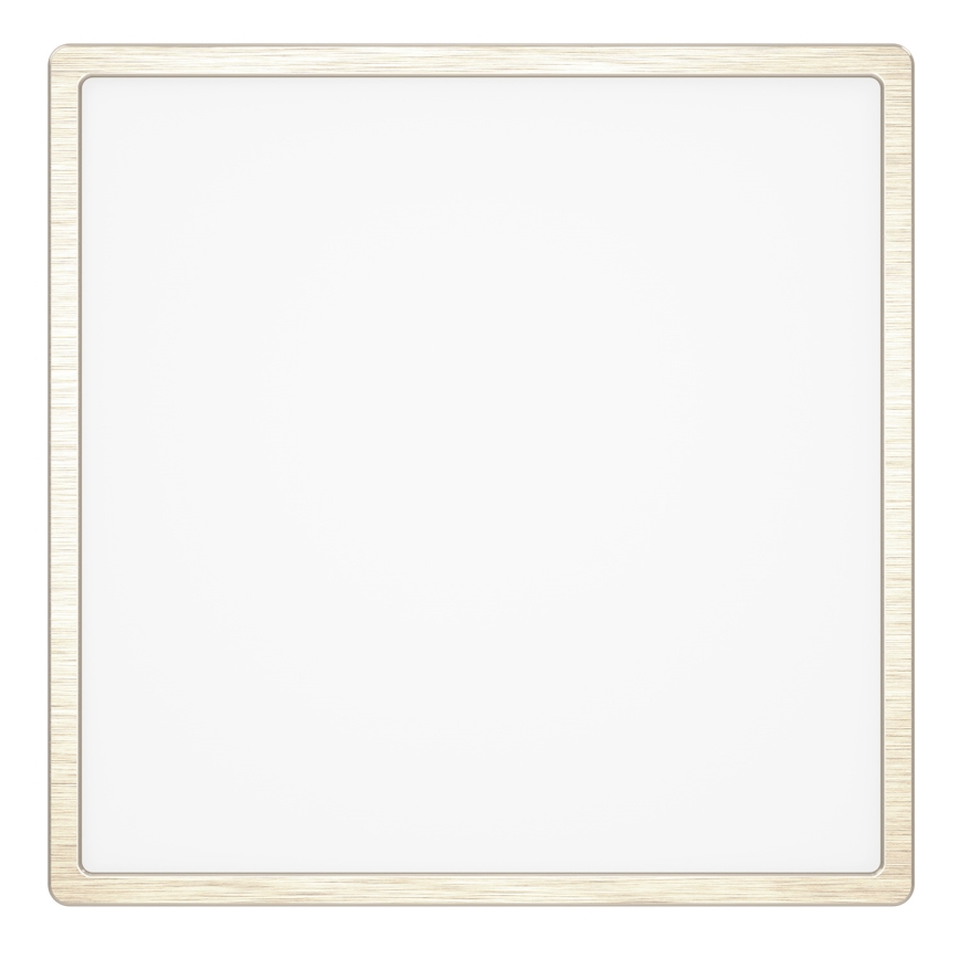 Eglo - Димируемо LED RGBW таванно осветително тяло за баня LED/13,5W/230V 2700-6500K 29,5x29,5 cm IP44 матов хром