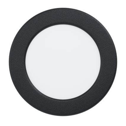 Eglo - LED вградено таванно осветително тяло LED/6,3W/230V 2700/4000/6500K Ø 11,9 cm черно