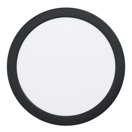 Eglo - LED вградено осветително тяло LED/18,5W/230V 2700/4000/6500K диаметър 21,6 cm черно