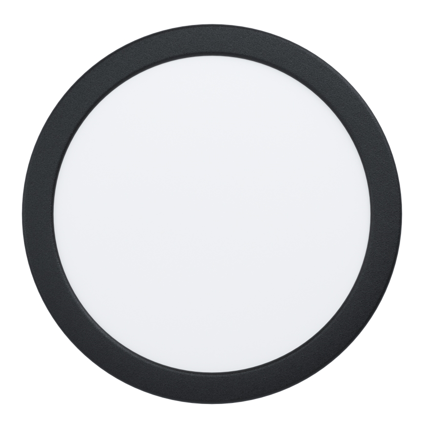 Eglo - LED вградено осветително тяло LED/18,5W/230V 2700/4000/6500K диаметър 21,6 cm черно