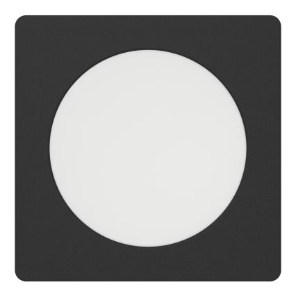 Eglo - LED вградено осветително тяло LED/6,3W/230V 2700/4000/6500K 11,9x11,9 cm черно