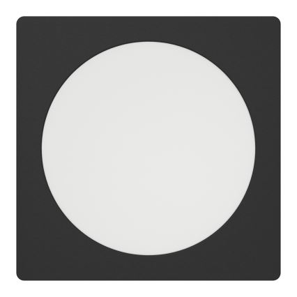 Eglo - вградено таванно LED осветително тяло LED/10,5W/230V 2700/4000/6500K 16,6x16,6 cm черно