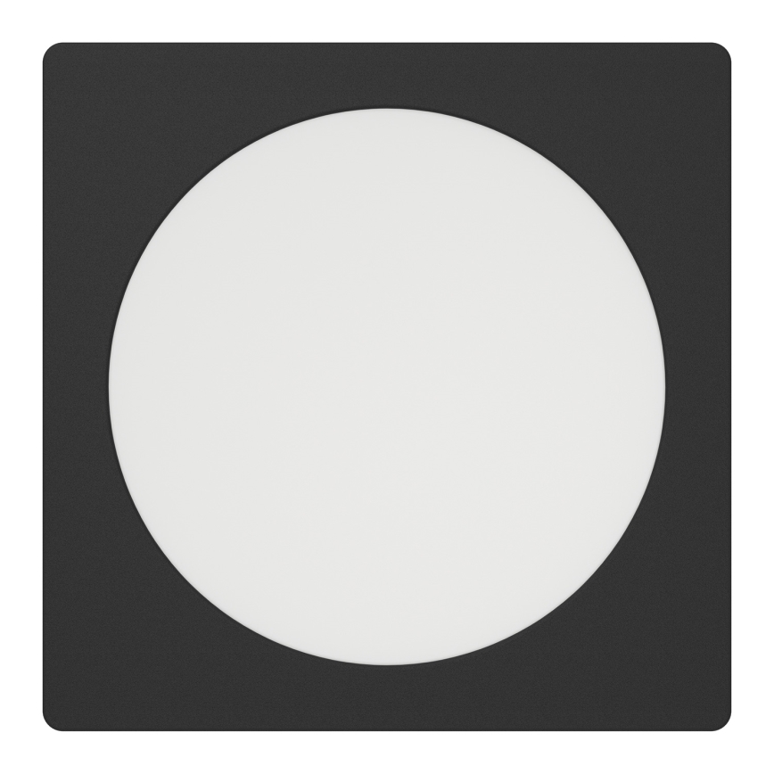 Eglo - вградено таванно LED осветително тяло LED/10,5W/230V 2700/4000/6500K 16,6x16,6 cm черно