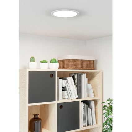 Eglo - LED вградено осветително тяло LED/18,5W/230V 2700/4000/6500K Ø 21,6 cm бяло