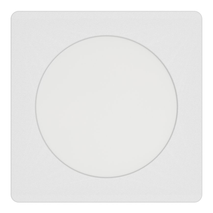 Eglo - вградено LED таванно осветително тяло, 6,3 W, 230 V, 2700/4000/6500 K, 11,9 x 11,9 см, бяло