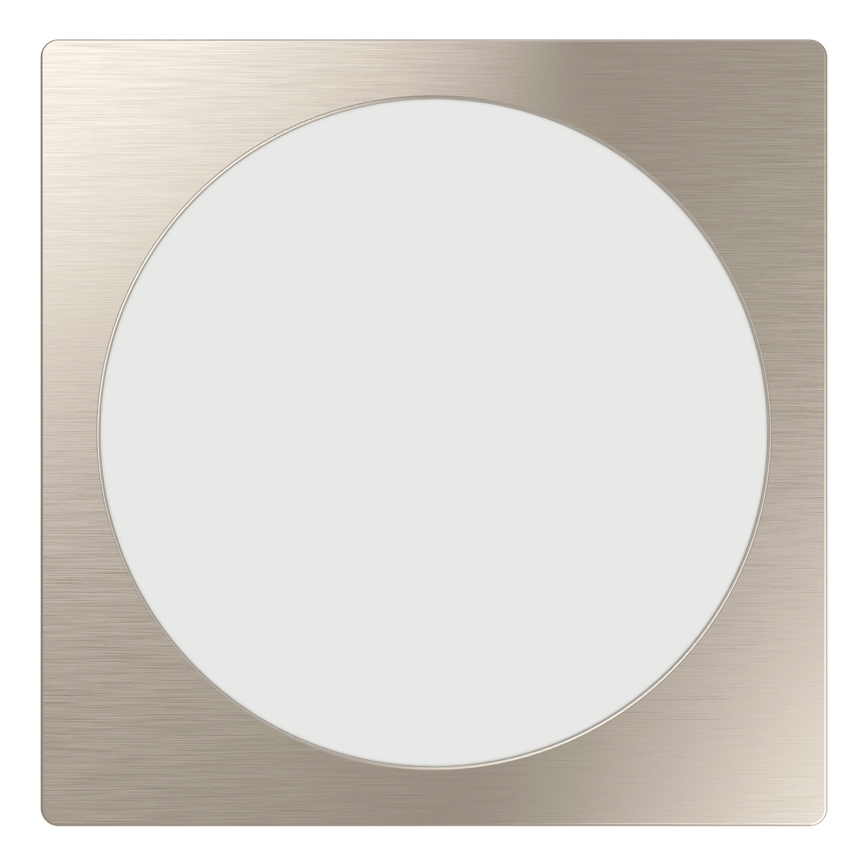 Eglo - LED вградено осветително тяло LED/18,5W/230V 2700/4000/6500K 21,6x21,6 cm матов хром