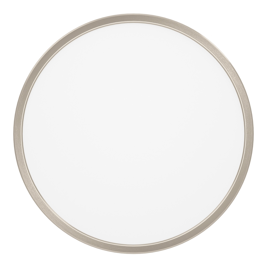 Eglo - LED RGBW димируемо таванно осветително тяло за баня LED/17,5W/230V 2700-6500K пр. 38,9 см IP44 матов хром