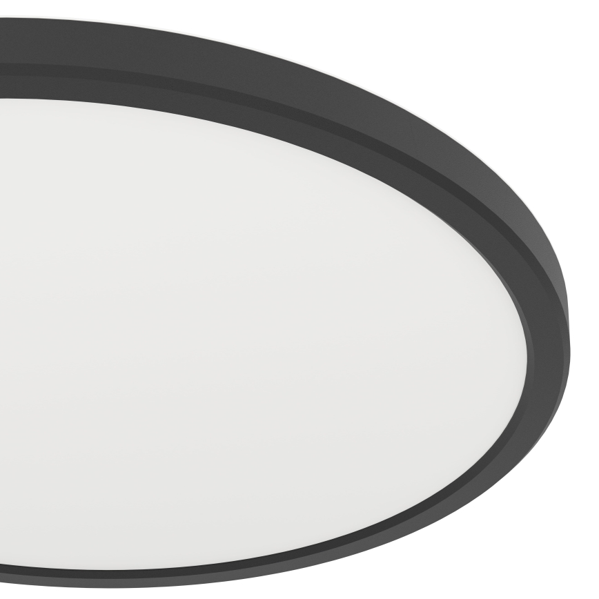 Eglo - LED таванно осветително тяло за баня LED/13,9W/230V 2700/4000/6500K диаметър 30 см IP44 черно