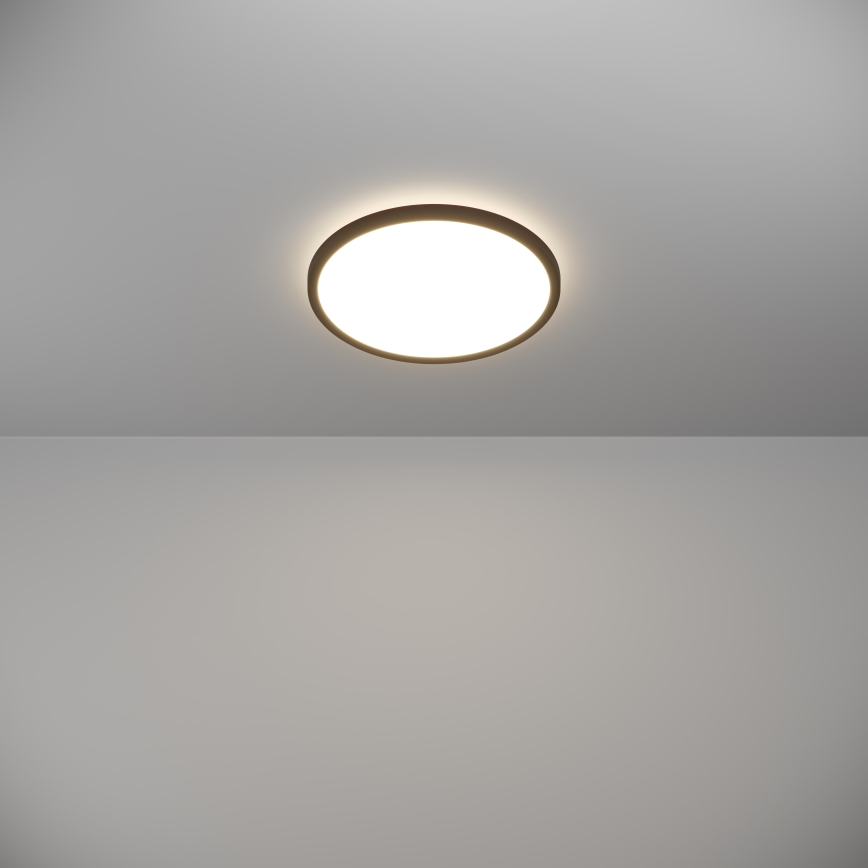 Eglo - LED Плафон за баня LED/13,9W/230V 2700/4000/6500K Ø 30 см IP44 черен