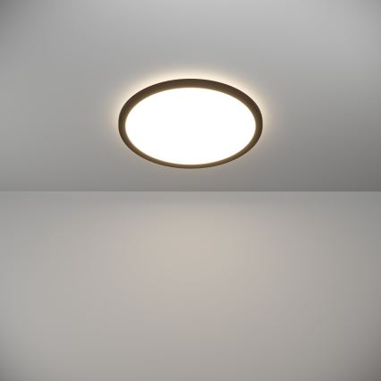 Eglo - LED Плафон за баня LED/18,5W/230V 2700K/4000K/6500K Ø 38,9 см IP44 черен