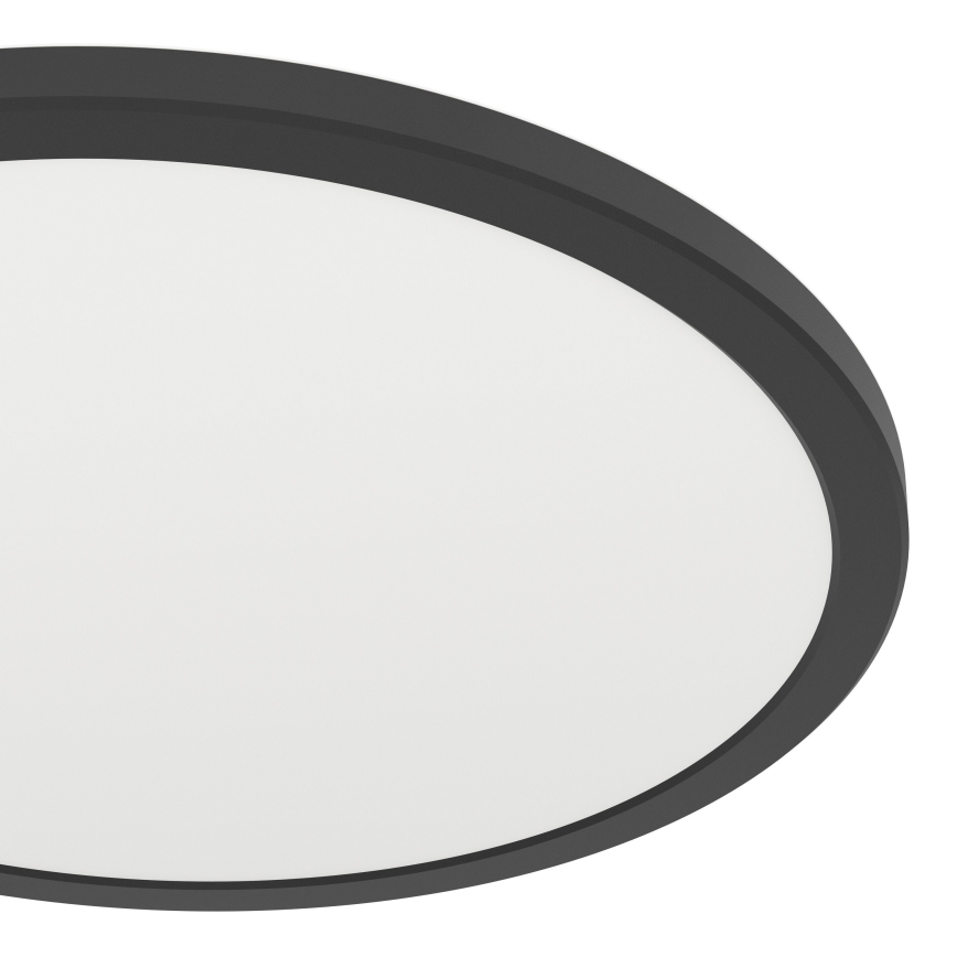 Eglo - LED Плафон за баня LED/18,5W/230V 2700K/4000K/6500K Ø 38,9 см IP44 черен