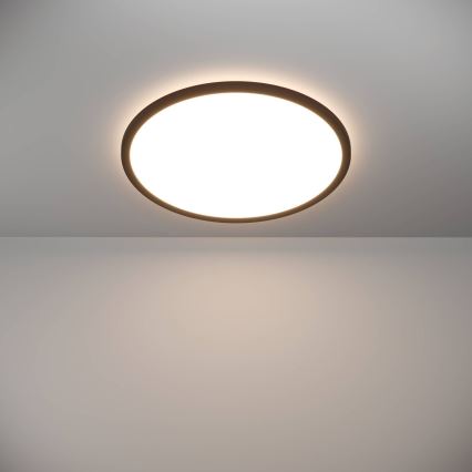 Eglo - LED Плафон за баня LED/16,8W/230V 2700/4000/6500K Ø 50 см IP44 черен