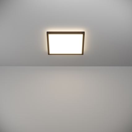 Eglo - LED таванно осветително тяло за баня LED/13,4W/230V 2700/4000/6500K 29x29 см IP44 черно