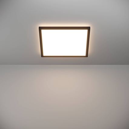 Eglo - LED Плафон за баня LED/17,6W/230V 2700/4000/6500K 39x39 см IP44 черен