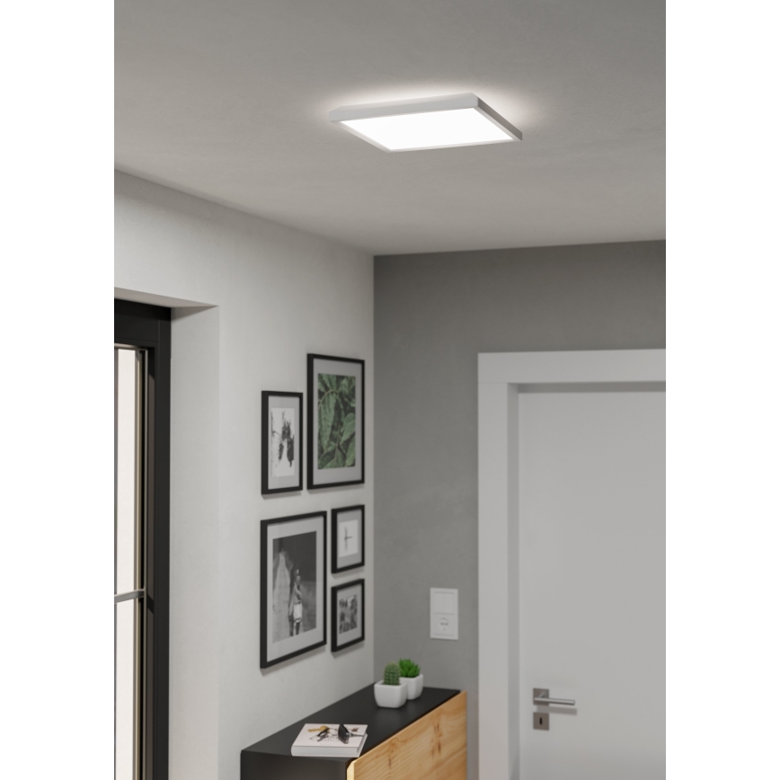 Eglo - LED Плафон за баня LED/13,4W/230V 2700/4000/6500K 29x29 см IP44 бял