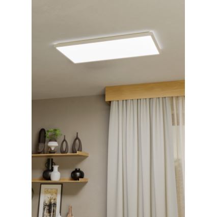 Eglo - LED Плафон за баня LED/17,2W/230V 2700/4000/6500K 30x57 см IP44 бял