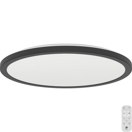 Eglo - LED Димируем плафон за баня LED/18,5W/230V 2700-6500K Ø 38,9 см IP44 черен + дистанционно управление