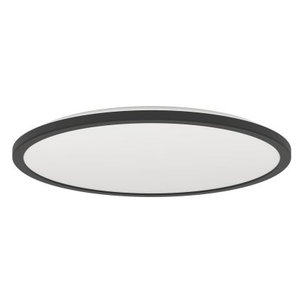 Eglo - LED Димируем плафон за баня LED/16,8W/230V 2700-6500K Ø 50 см IP44 черен + дистанционно управление